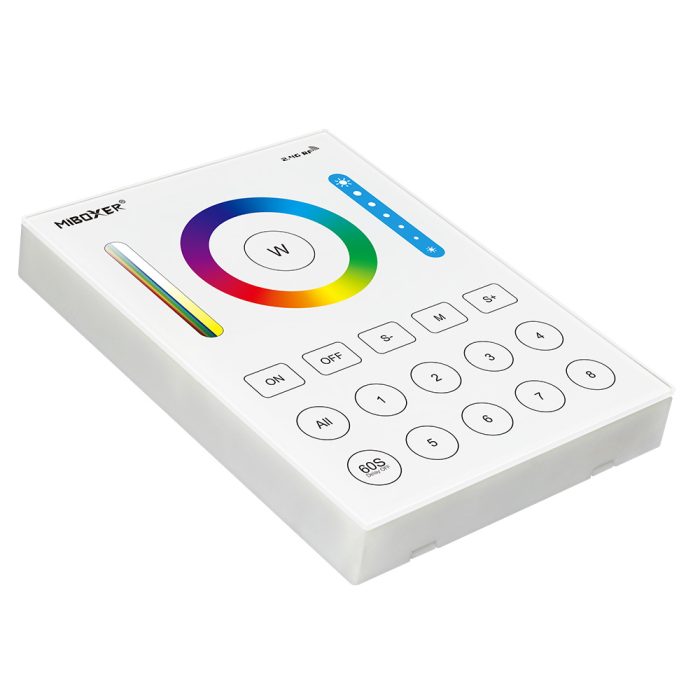 MIBOXER B8 8-Zone Smart Panel Remote (RGB+CCT) BELI - Image 2