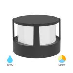 Zidna-Podna Svetiljka 15W IP65 Siva Krug/ Kvadratna