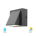 ZIDNA SVETILJKA W1 6W IP65 SIVA CCT