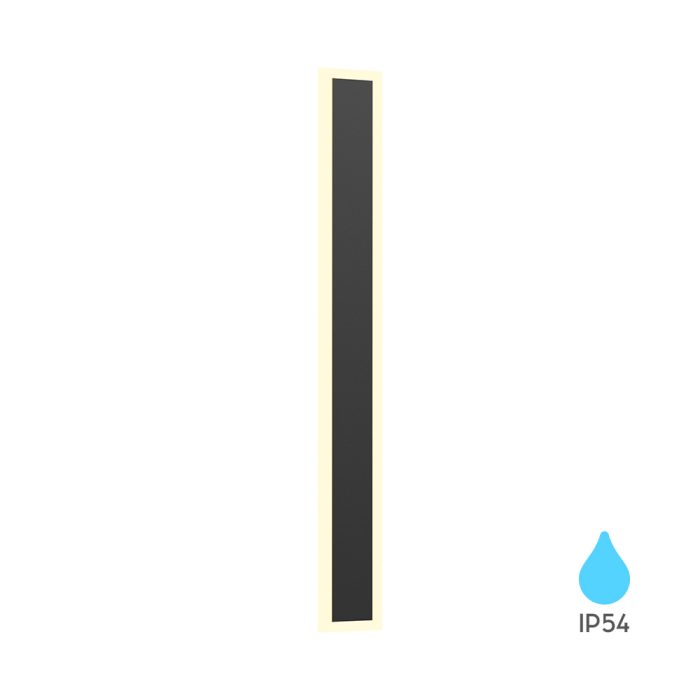 ZIDNA SVETILJKA LINE 18W IP65 CRNA 3000K - Image 1