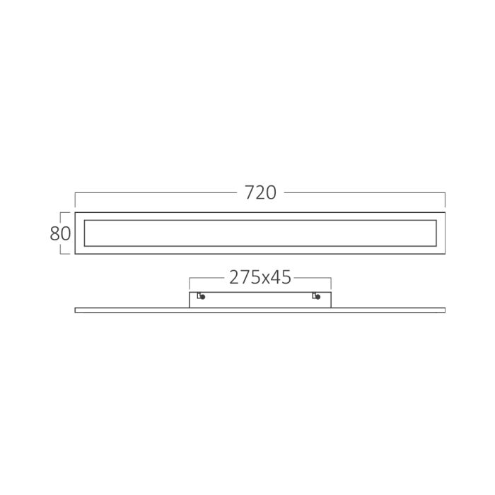 ZIDNA SVETILJKA LINE 18W IP65 CRNA 3000K - Image 3