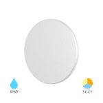 Palermo Krug 8W IP65 Zidna Svetiljka WHITE/BLACK