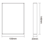 MIBOXER B8 8-Zone Smart Panel Remote (RGB+CCT) BELI - Image 3