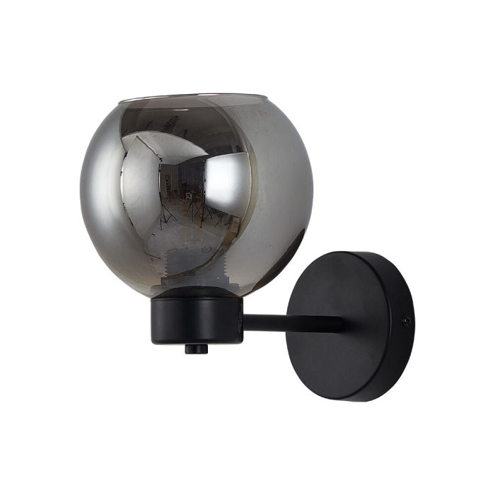 S005W 1H E27 Wall Light – Smoky – Decorative Glass - Image 3