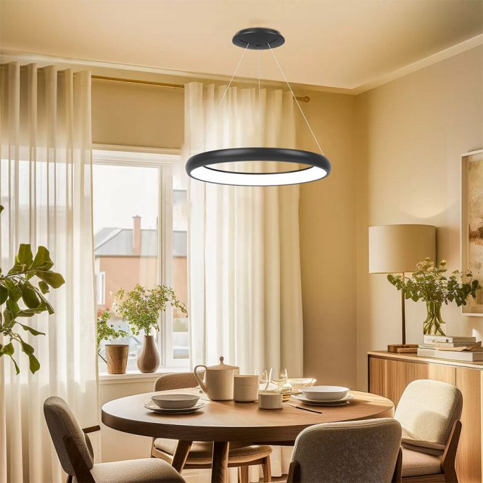 Bella MLP PD RND 46W 3in1 IP20 Ceiling Light – White / Black / Gold - Image 2