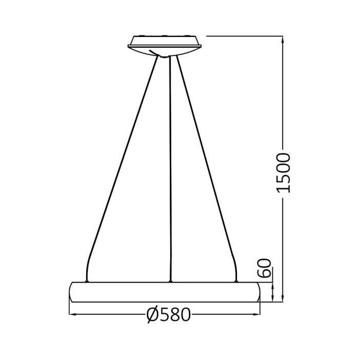 Bella MLP PD RND 46W 3in1 IP20 Ceiling Light – White / Black / Gold - Image 4