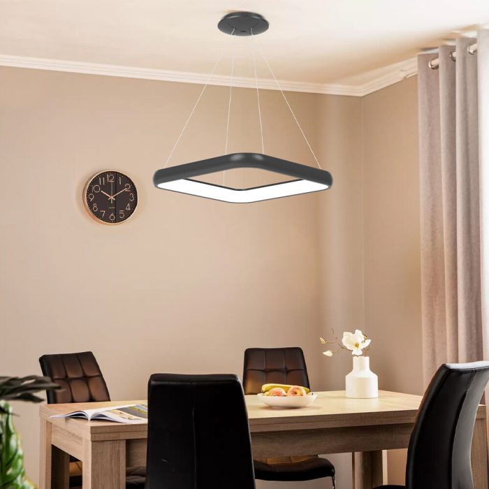 Bella MLP PD SQR 46W 3in1 IP20 Ceiling Light – White / Black / Gold - Image 2