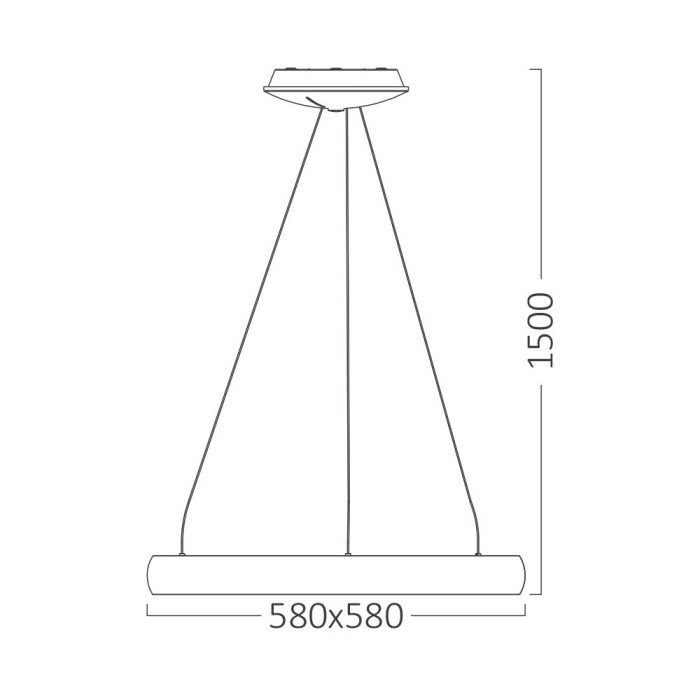 Bella MLP PD SQR 46W 3in1 IP20 Ceiling Light – White / Black / Gold - Image 4