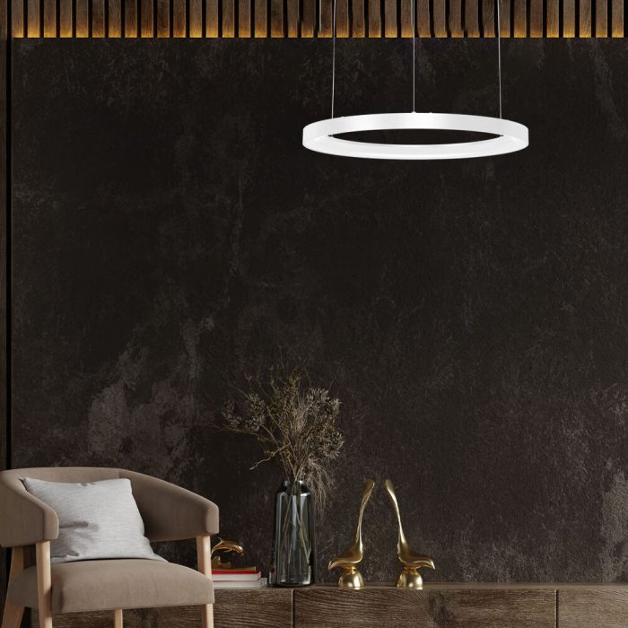 Bella SLP PD RND 36W-46W 3in1 IP20 Ceiling Light – White / Black / Gold - Image 2