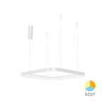Bella SLP PD SQR 36W-46W 3in1 IP20 Ceiling Light – White / Black