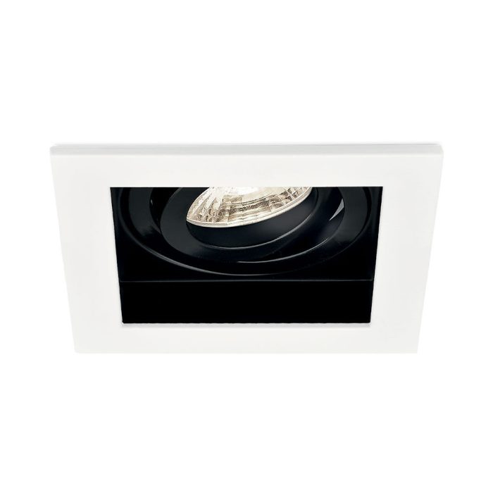 Beta A SQR-1D GU10 Spotlight – White / Black - Image 1
