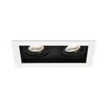 Beta A SQR-2D GU10 Spotlight – White / Black