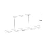 Lina LN 2540 30W 3in1 Ceiling Light – White / Black / Gold - Image 5