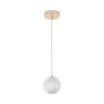 Pendant Light 1H G9 – Gold – Decorative Glass - Image 3