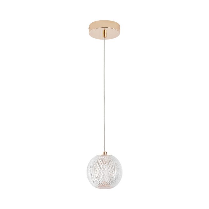 Pendant Light 1H G9 – Gold – Decorative Glass - Image 3