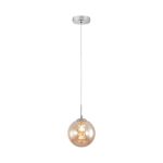 S003R 1H G9 Pendant Light – Amber – Decorative Glass