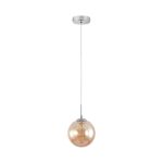 S003R 1H G9 Pendant Light – Amber – Decorative Glass - Image 3