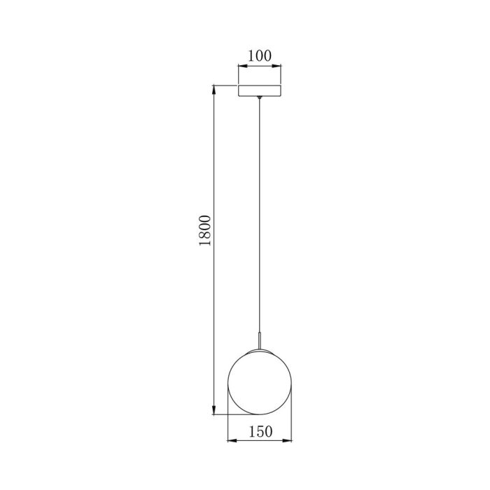 S003R 1H G9 Pendant Light – Smoky – Decorative Glass - Image 4