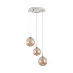 S003R 3H G9 Pendant Light – Amber – Decorative Glass - Image 3