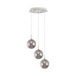 S003R 3H G9 Pendant Light – Smoky – Decorative Glass