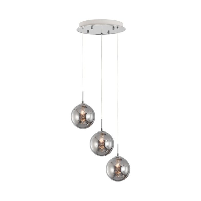 S003R 3H G9 Pendant Light – Smoky – Decorative Glass - Image 1