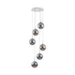 S003R 6H G9 Pendant Light – Smoky – Decorative Glass - Image 3