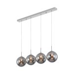 S003S 4H G9 Pendant Light – Smoky – Decorative Glass - Image 2