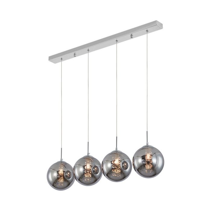 S003S 4H G9 Pendant Light – Smoky – Decorative Glass - Image 2