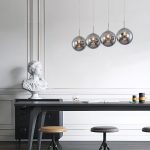 S003S 4H G9 Pendant Light – Smoky – Decorative Glass - Image 3