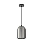 S004R 1H E27 Pendant Light – Smoky – Decorative Glass - Image 3