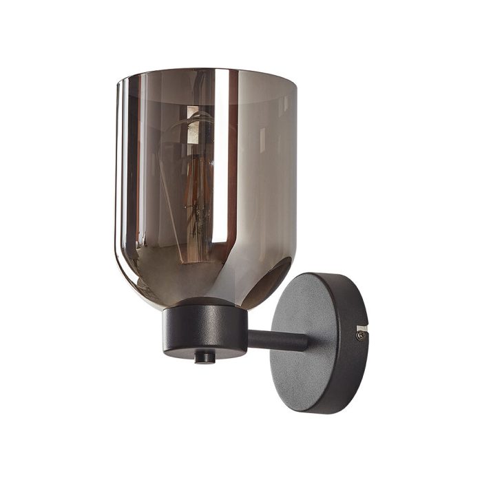 S004W 1H E27 Wall Light – Smoky – Decorative Glass - Image 3