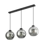 S005S 3H E27 Pendant Light – Smoky – Decorative Glass - Image 3