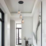 S008R 3H E14 Pendant Light – Cooper – Decorative Glass - Image 2