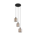 S008R 3H E14 Pendant Light – Cooper – Decorative Glass - Image 3