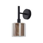 S008W 1H E14 Wall Light – Cooper – Decorative Glass - Image 3