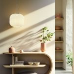 S009R 1H E27 Pendant Light – Opal & Black – Decorative Glass - Image 2