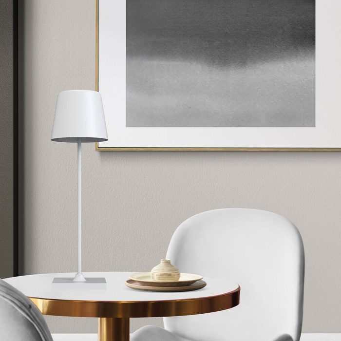 Tower 1 3000K Rechargeable Stona Lampa – White / Black - Image 2