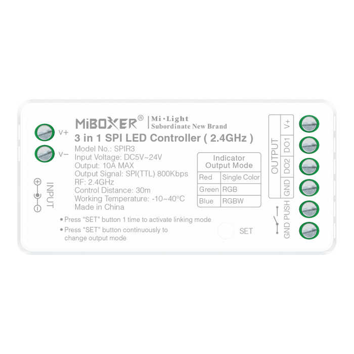 MIBOXER SPIR3 3 in 1 SPI LED Controller (2.4GHz) - Image 1