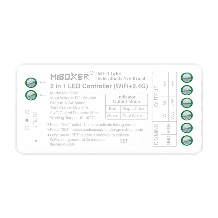 MIBOXER FUT035W+ 2 in 1 LED Controller (WiFi+2.4G) - Image 2