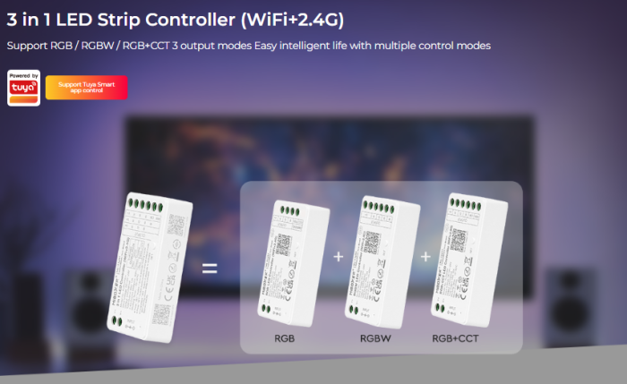 MIBOXER FUT037W+ 3 in 1 LED Strip Controller (WiFi+2.4G) - Image 4