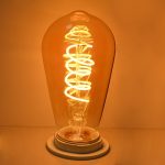 Sijalica E27 filament AMBER LED FLEX ST64 4W 2200K - Image 2
