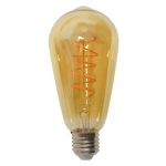 Sijalica E27 filament AMBER LED FLEX ST64 4W 2200K