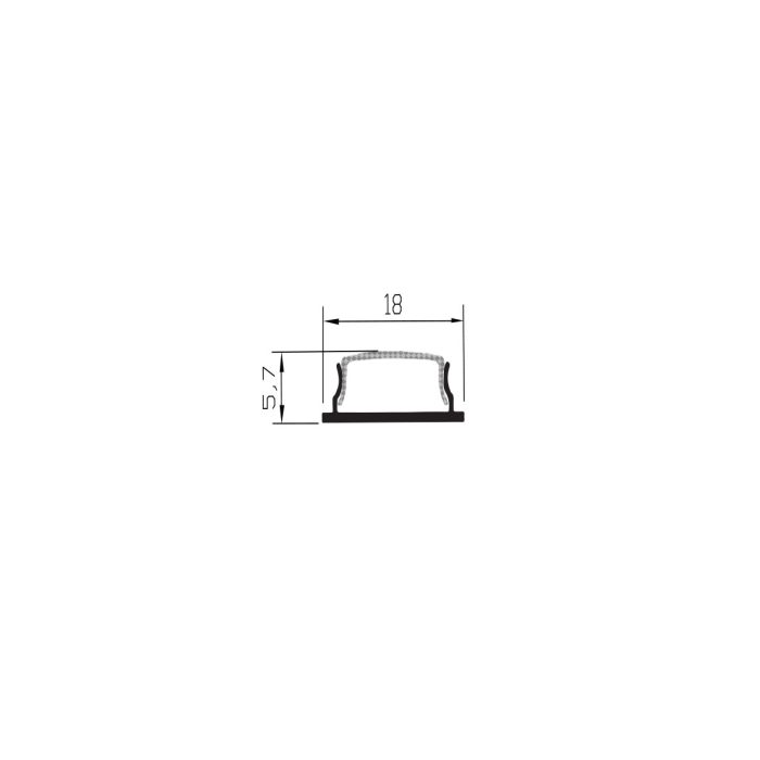 Alu profil L1806B Savitljivi - Image 5