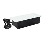 POP-UP bela nameštajska priključnica dvostruka + USB Tip-A+Tip-C 5V 2.1A 10W, 16A 250V-3600W - Image 3