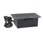 POP-UP crna nameštajska priključnica + USB Tip-A+Tip-C 5V 2.1A 10W, 16A 250V-3600W - Image 3