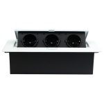 POP-UP beli nameštajski sa tri utičnice 16A 250V-3600W - Image 2