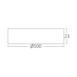 LED plafonjera Jade 45W 3u1 – krug - Image 3