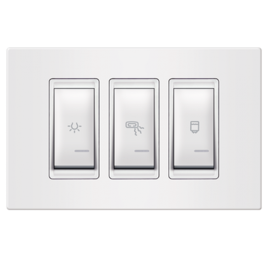 80 Aling Experience univerzalni set sklopki za kupatilo 3x16A 72310 - Slika 2