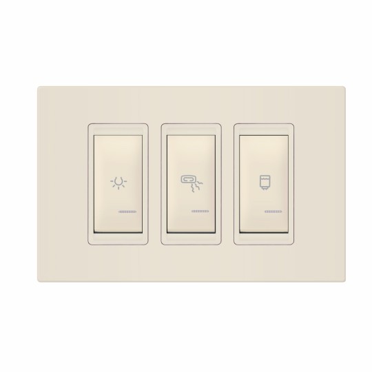 82 Aling Experience univerzalni set sklopki za kupatilo 3x16A 72310 - Slika 3