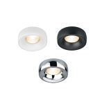 LUXA GU10 Ugradni Spot – Bela / Crna / Siva sjaj